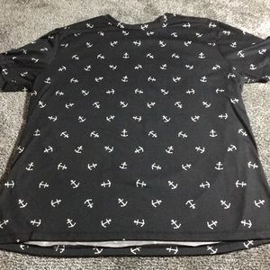 Men’s Forever 21 Anchor T Shirt Size Large